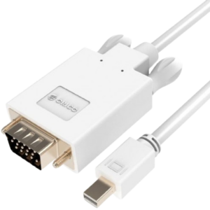 ORICO CBL MINI DP TO VGA 1M WH CABLE, MPV-M10-WH