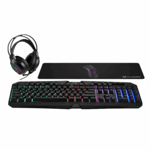 VX Gaming Heracles series 4-in-1 Combo KB, Mouse, Mousepad, Headset VX-147-BK[V3]