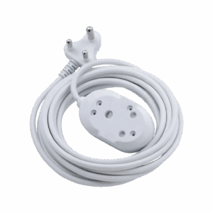 SWITCHED LIGHT DUTY Back To Back(BTB) EXTENSION LEADS 20M SWD-70005-20-WT