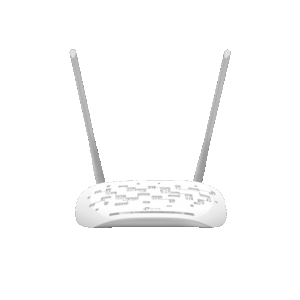 TPLINK  4-Port 300Mbps Wireless N ADSL2+ Router - Mediatek, 4x 100Mbps LAN Ports, ADSL/ADSL2/ADSL2+,
