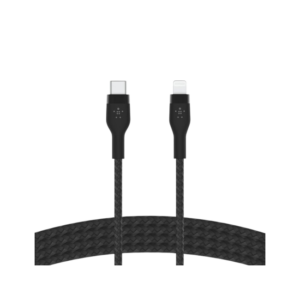 Belkin 2m BoostCharge Pro Flex USB-C to Lightning Cable Black CAA011BT2MBK