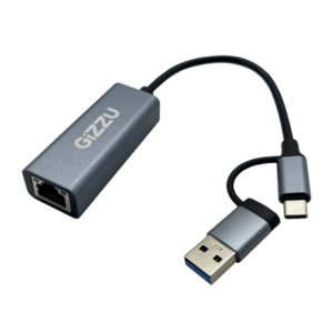 Gizzu High Speed Type-C/A to Gigabit Adapter Poly GAPCGB