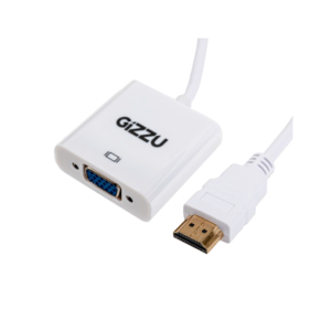 Gizzu 1080P HDMI Male to VGA Female Adapter with Audio - GAPHVA