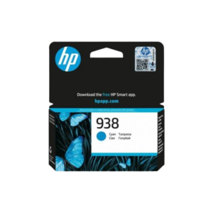 HP 938 Cyan Printer Ink Cartridge Original Single-pack 4S6X5PE