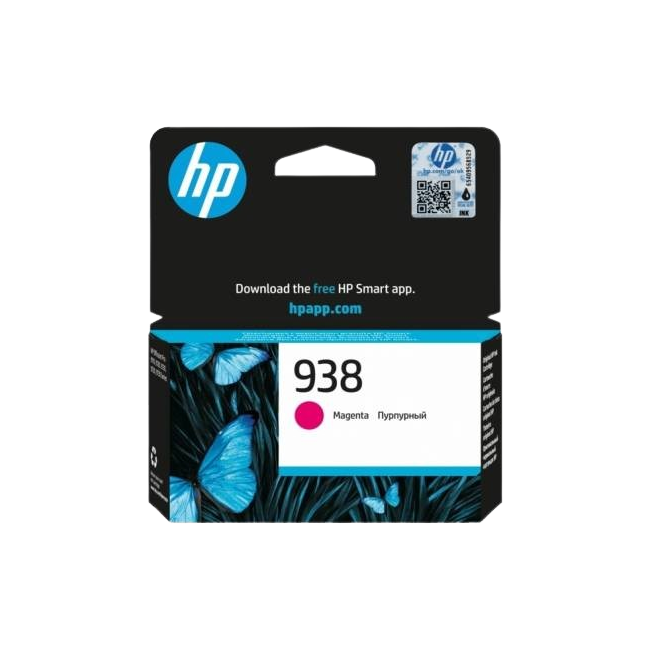 HP 938 Magenta Printer Ink Cartridge Original Single-pack 4S6X6PE