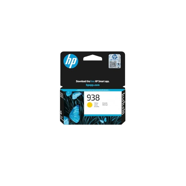 HP 938 Yellow Printer Ink Cartridge Original Single-pack 4S6X7PE
