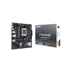 ASUS PRIME A620AM-K AMD Socket AM5 micro ATX Motherboard 90MB1GX0-M0EAY0 PRIME-A620AM-K
